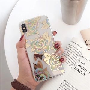 NEW iPhone 12/11/Pro/Max/XR rose case